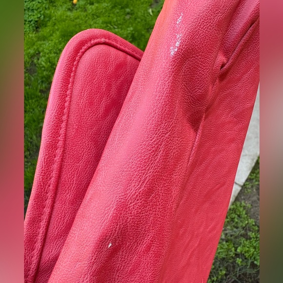 NWOT Peña Inca Piel Red Embroidered Crossbody Bag - Picture 11 of 13